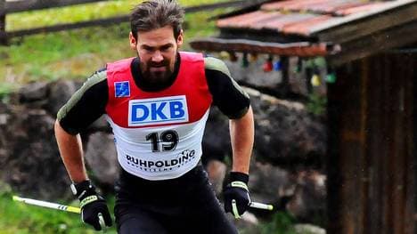Michael Rösch beim Sommer-Biathlon in Ruhpolding