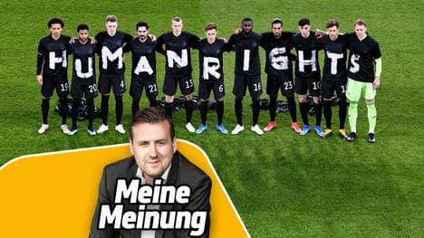 Die Aktion des DFB-Teams sorgte für viel Aufmerksamkeit