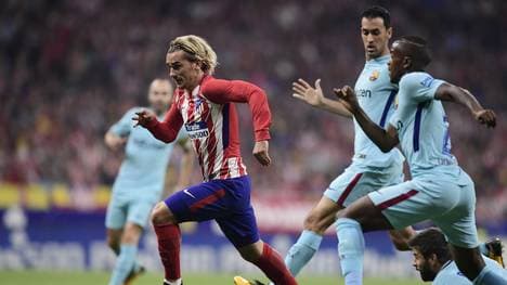 Antoine Griezmann (l.) könnte bald für den FC Barcelona auflaufen
