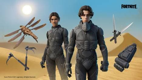 Ein besonderes Weihnachtspräsent: Die Dune-Skins kehren in Fortnite zurück