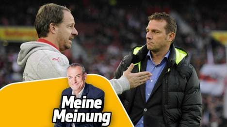 Alexander Zorniger und Markus Weinzierl treffen sich am Samstag im Frankenderby