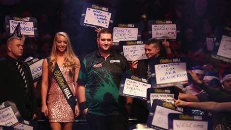 Kevin Münch schaltete zunächst Adrian Lewis sensationell aus, scheiterte dann aber an Toni  Alcinas