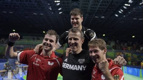 Timo Boll (links) und Dimitrij Ovtcharov (oben) führen das deutsche Aufgebot an