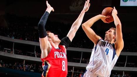 Dirk Nowitzki gegen die New Orleans Pelicans