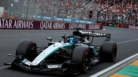 George Russell im Albert Park