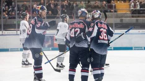 Frank Mauer, Yasin Ehliz und Yannic Seidenberg (v.l.) werden nicht an der Eishockey-WM teilnehmen