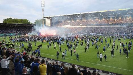 Nach dem Bundesliga-Aufstieg brachen in Darmstadt alle Dämme