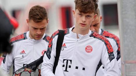Paul Wanner im Bayern-Training an der Säbener Straße