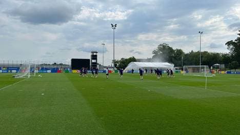 Das DFB-Team beim Abschlusstraining