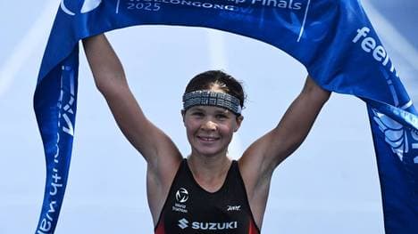 Triathletin Lisa Tertsch hat in Australien eine Sensation geschafft