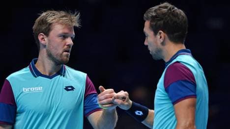 Kevin Krawietz (l.) verpasste den Doppel-Titel in Hamburg