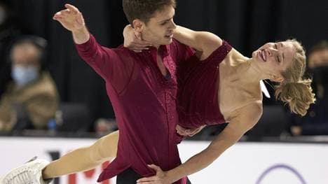 Die Paarläufer Minerva-Fabienne Hase und Nolan Seegert