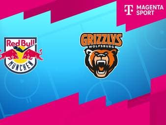 EHC Red Bull München - Grizzlys Wolfsburg: Tore und Highlights | PENNY DEL