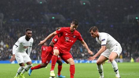 Robert Lewandowski und der FC Bayern empfangen Totteham Hotspur zum letzten Spiel der Gruppenphase