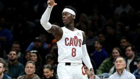 Dennis Schröder im Trikot der Cavs