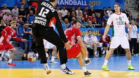 Kroatiens Domagoj Duvnjak erzielte gegen Ungarn per Rückwärts-Aufsetzer das bisher schönste Tor der WM