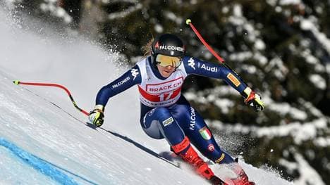 Sofia Goggia hat sich schwer am Knie verletzt