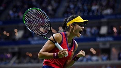 Emma Raducanu greift nach dem Titel bei den US Open