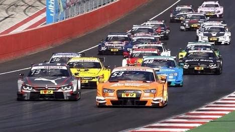 Manchmal kracht es beim Start eines DTM-Rennens - Welche Strafe gibt es dann?