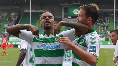 Daniel Keita-Ruel traf zweimal beim Sieg von Greuther Fürth gegen Kiel