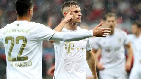 Joshua Kimmich trifft gegen Bayer Leverkusen zum 1:0