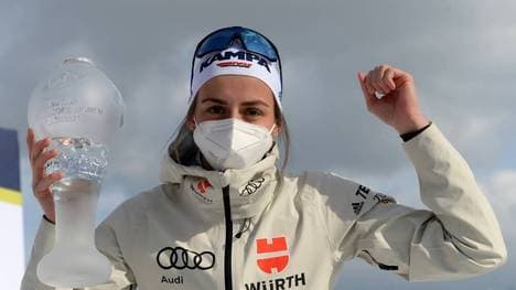 Vanessa Voigt gewann die Gesamtwertung im IBU-Cup