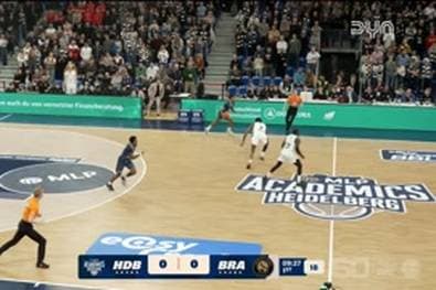 Spiel Highlights zu MLP Academics Heidelberg - Basketball Löwen Braunschweig