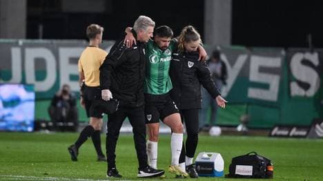 Malik Batmaz musste schon in der Anfangsphase ausgewechselt werden