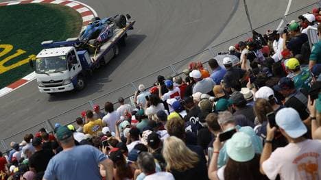 Das Training in Kanada musste nach vier Minuten abgebrochen werden