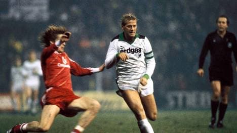 Hans-Günter Bruns (r.) spielte elf Jahre bei Borussia Mönchengladbach