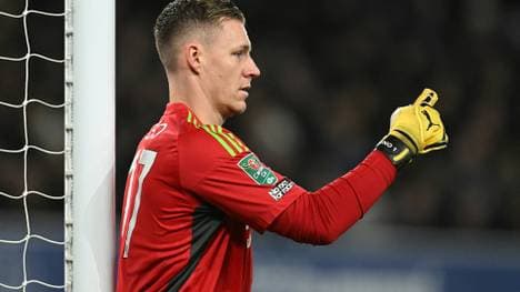 Fulham-Torwart Bernd Leno in Everton 