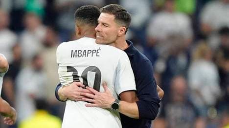 Xabi Alonso und Kylian Mbappé hatten offenbar ein gutes Verhältnis