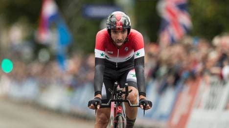 Ahmad Badreddin Wais wurde im vergangenen Jahr 50. beim WM-Zeitfahren