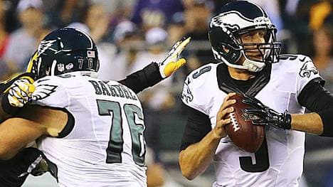 Nick Foles (r.) wurde 2013 für den Pro Bowl nominiert und dort zum MVP gewählt