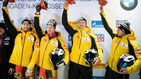 Johannes Lochner (2.v.r.) ist zum dritten Mal Europameister