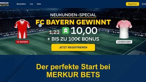 Merkur Bets Super Quotenboost zur Bundesliga: FC Bayern vs Leverkusen