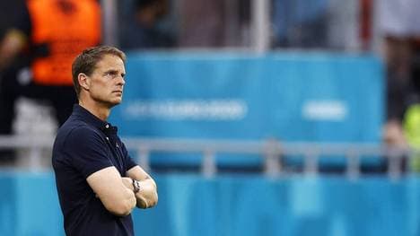 Frank de Boer scheiterte mit Oranje im Achtelfinale