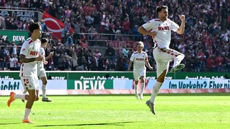 Luca Waldtschmidt bejubelte sein Traumtor für Köln gegen Ulm