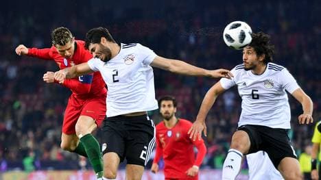 Cristiano Ronaldo traf in der Nachspielzeit gegen Ägypten gleich doppelt