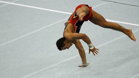 Matthias Fahrig wurde beim Turnier der Meister Zweiter am Boden