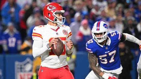 Patrick Mahomes erlebte gegen die Bills einen schlechten Abend