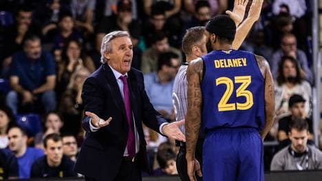 Svetislav Pesic (l.) trainierte in Deutschland unter anderem ALBA Berlin und den FC Bayern