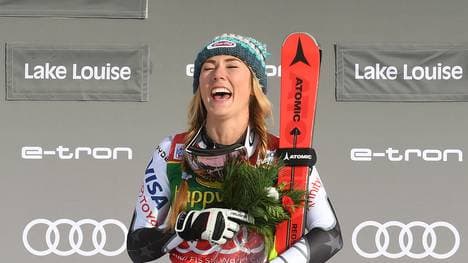 Mikaela Shiffrin fuhr in Lake Louise einen historischen Sieg ein