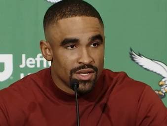 Jalen Hurts führte die Offensive der Eagles souverän gegen die New York Giants an. Die Eagles sichern sich den klaren 38:20-Erfolg.