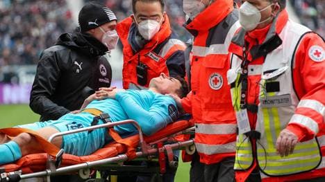 Marco Meyerhöfer von der SpVgg Greuther Fürth verletzte sich gegen Eintracht Frankfurt offenbar schwerwiegend