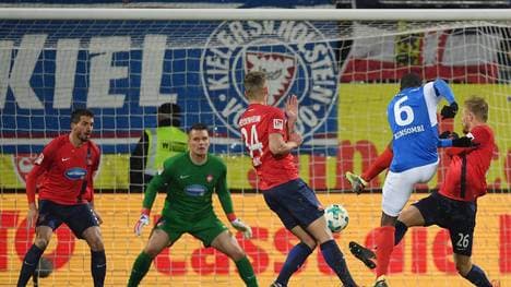 David Kinsombi erzielte das zweite Tor für Holstein Kiel