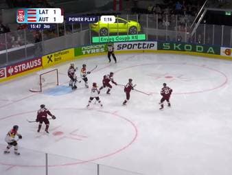 Österreich schlägt Lettland mit 3:1 und baut seine ungeschlagenen Serie bei der Eishockey-WM aus. 