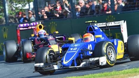 Felipe Nasr ließ in Melbourne sogar Daniel Ricciardo im Red Bull hinter sich
