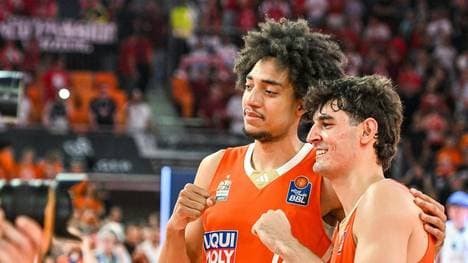 Essengue und Saraf (r.) stehen vor dem Sprung in die NBA