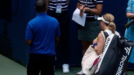 Tennis-Star Danielle Collins verweigert nach ihrem Ausscheiden bei den US Open die Blumen
